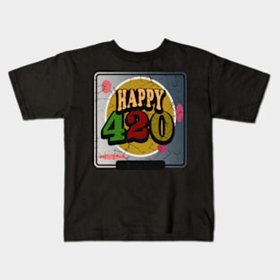 april 20th - happy 420 marijuana leaf Kids T-Shirt